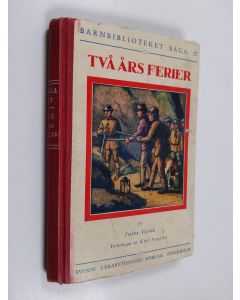 Kirjailijan Jules Verne käytetty kirja Två års ferier