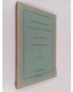 käytetty kirja Suomalais-ugrilaisen seuran aikakauskirja 45 = journal de la société finno-ougrienne XLV