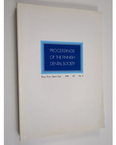 käytetty kirja Proceedings of the Finnish Dental Society No 4/1991