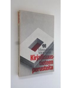 Kirjailijan Marja-Leena Vainionpää käytetty kirja Kirjallisuustieteen perusteita