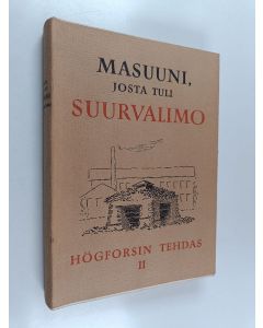 Kirjailijan Karl Ekman käytetty kirja Masuuni josta tuli suurvalimo : Högforsin tehdas 2
