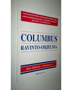 Kirjailijan Janet McBarron-Liberatore käytetty kirja Columbus ravinto-ohjelma
