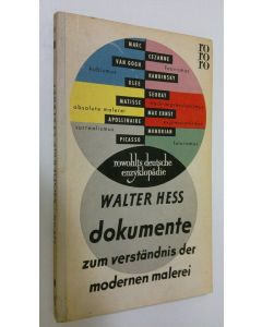 Kirjailijan Walter Hess käytetty kirja Dokumente zum Verständnis der modernen Malerei