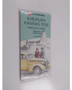 käytetty teos Karjalankannas 1938 : kartta näköispainos 1:200 000 = Karelska näset faksimiletryck 1:200 000