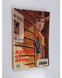 Kirjailijan Lee Floren käytetty kirja Rätten att döda