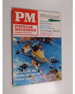 käytetty kirja Popular Mechanics 10/1967