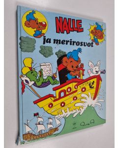 Kirjailijan Rune Andreasson käytetty kirja Nalle ja merirosvot