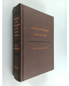 Kirjailijan May Brodbeck käytetty kirja Readings in the Philosophy of the Social Sciences
