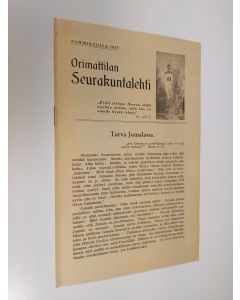 käytetty teos Orimattilan seurakuntalehti 1/1937