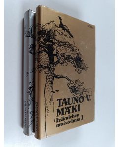Kirjailijan Tauno V. Mäki käytetty kirja Erämiehen muistelmia 1-2