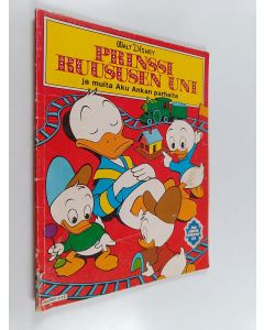 Kirjailijan Walt Disney käytetty kirja Prinssi Ruususen uni ja muita Aku Ankan parhaita