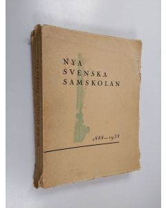 käytetty kirja Nya svenska samskolan 1888-1938