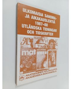 käytetty kirja Ulkomaisia sanoma- ja aikakauslehtiä 1987-88 = Utländska tidningar och tidskrifter 1987-88