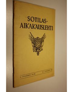 käytetty kirja Sotilasaikakauslehti : Upseeriliiton julkaisu n:o 4/1962