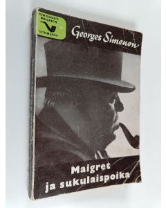 Kirjailijan Georges Simenon käytetty kirja Maigret ja sukulaispoika