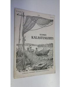 käytetty kirja Suomen kalastuslehti n:o 6-7/1936