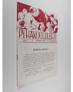 Kirjailijan T. J. Vauramo käytetty teos Pyhäkoululehti 4/1956
