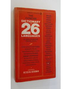 Tekijän Peter M. Bergman  käytetty kirja The concise dictionary of 26 languages in simultaneous translation