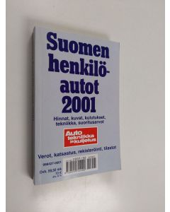 käytetty kirja Suomen henkilöautot 2001