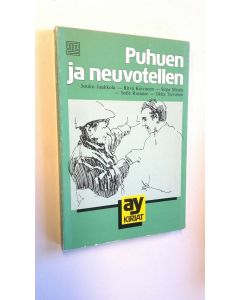 Kirjailijan Jouko Jaakkola käytetty kirja Puhuen ja neuvotellen