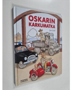 Kirjailijan Jan Lööf käytetty kirja Oskarin karkumatka