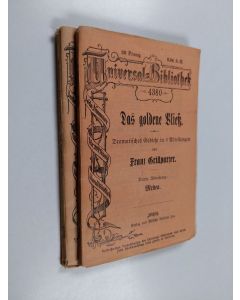Kirjailijan Franz Grillparzer käytetty kirja Das goldene Vließ : Erste-Dritte Abteilung