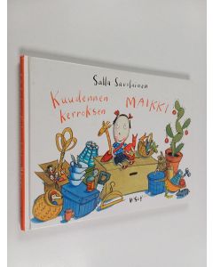 Kirjailijan Salla Savolainen käytetty kirja Kuudennen kerroksen Maikki