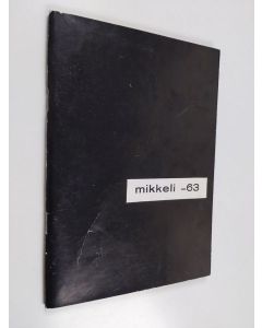 käytetty teos Mikkeli -63