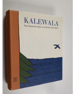 Kirjailijan Elias Lönnrot käytetty kirja Kalewala : das finnische Epos