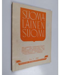 käytetty kirja Suomalainen Suomi N:o 5/1943