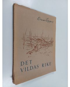 Kirjailijan Bruno Liljefors käytetty kirja Det vildas rike