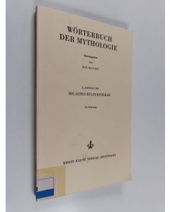 käytetty kirja Wörterbuch der Mythologie 13