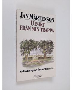 Kirjailijan Jan Mårtenson käytetty kirja Utsikt från min trappa