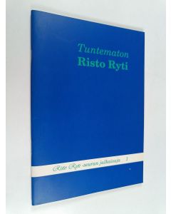 käytetty teos Tuntematon Risto Ryti
