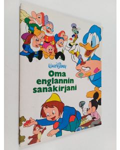 Kirjailijan Walt Disney käytetty teos Oma englannin sanakirjani