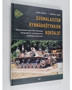 Kirjailijan Erkki Käkelä käytetty kirja Suomalaisten rynnäkkötykkien kohtalot : Saksasta Suomeen vuosina 1943-1944 hankitut Sturmgeschütz 40 - ja Sturmgeschütz III -rynnäkkötykit ja niiden tarina