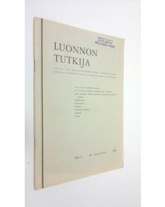 käytetty teos Luonnon tutkija n:o 4/1962