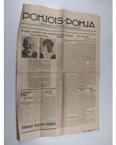 käytetty teos Pohjois-Pohja (6.7.1935) : Kemin, Tornion ja läntisen Pohjois-Suomen maakuntalehti