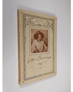 Kirjailijan Johann Wolfgang von Goethe käytetty kirja Götz von Berlichingen, rautakäsi : näytelmä