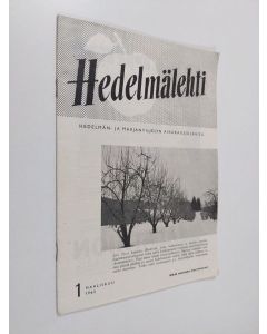 käytetty teos Hedelmälehti 1/1962