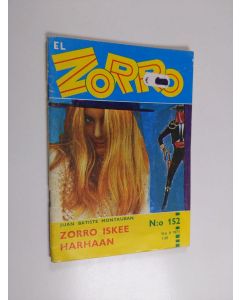 käytetty teos El Zorro nro 152 9/1971 : Zorro iskee harhaan