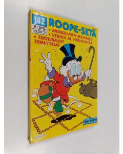 Kirjailijan Walt Disney käytetty kirja Roope-setä 6/1991