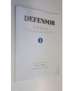 käytetty kirja Defensor legis n:o 3/2012
