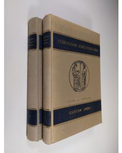 Kirjailijan Gustav Bang käytetty kirja Euroopan sivistyshistoria 1-2