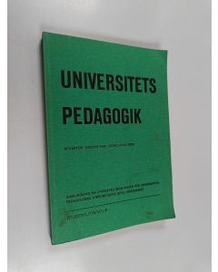 Kirjailijan Karl-Georg Ahlström käytetty kirja Universitets pedagogik