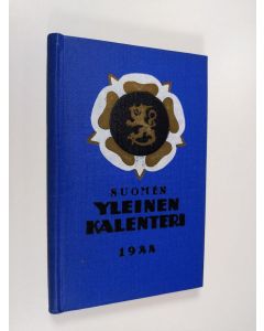 käytetty kirja Suomen yleinen kalenteri 1922