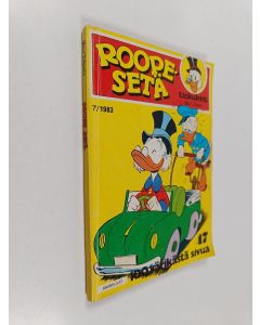 Kirjailijan Walt Disney käytetty kirja Roope-setä 7/1983