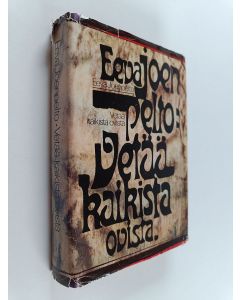 Kirjailijan Eeva Joenpelto käytetty kirja Vetää kaikista ovista