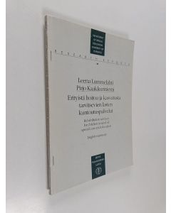 Kirjailijan Leena Lummelahti käytetty kirja Erityistä hoitoa ja kasvatusta tarvitsevien lasten kuntoutuspalvelut