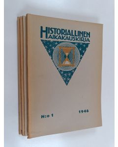 käytetty kirja Historiallinen aikakauskirja vuosikerta 1946 (1-4)